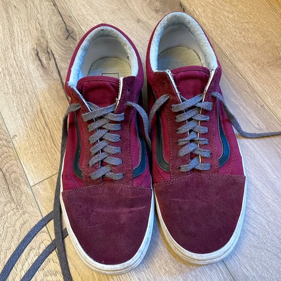 Vans old skool suede canvas low tops skateboard shoes men’s 11 good condition - Picture 1 of 5
